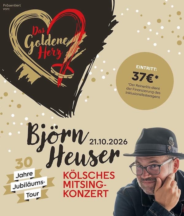 Flyer Björn Heuser Mitsing Konzert