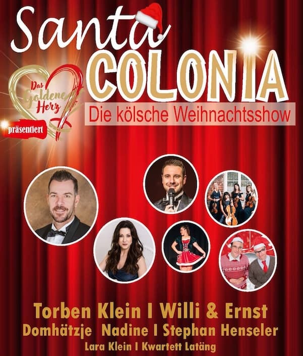Flyer Santa Colonia Weihnachtsshow
